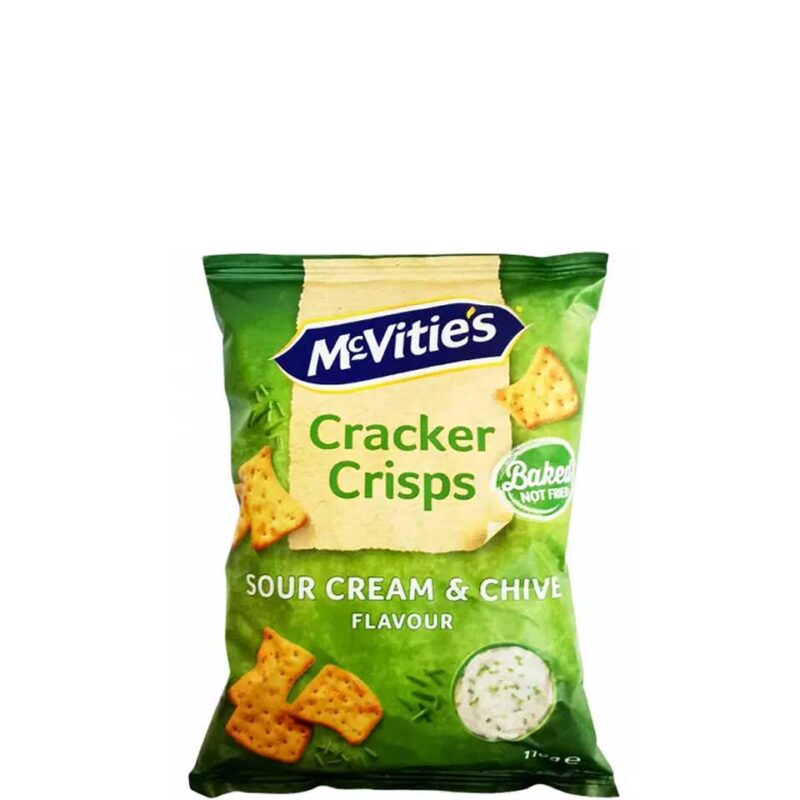 MCVITIES ΚΡΑΚΕΡΑΚΙΑ SOUR CREAM & CHIVE 110GR