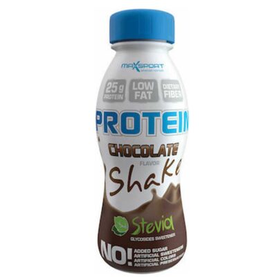 MAXSPORT PROTEIN MILKSHAKE ΣΟΚΟΛΑΤΑ ΜΕ ΣΤΕΒΙΑ 310ML