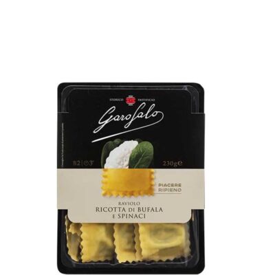 GAROFALO RAVIOLI RICOTTA DI BUFALA & SPANACI 230GR