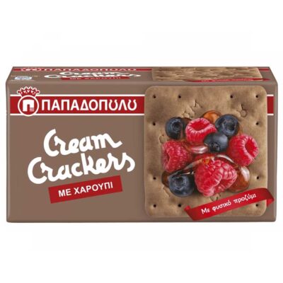 ΠΑΠΑΔΟΠΟΥΛΟΥ CREAM CRACKERS ΧΑΡΟΥΠΙ 190GR