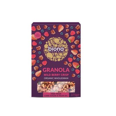 BIONA GRANOLA ΜΕ ΑΓΡΙΑ ΜΟΥΡΑ 375GR