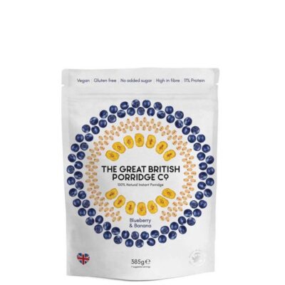 THE GREAT BRITISH PORRIDGE ΜΕ ΜΠΑΝΑΝΑ&BLUEBERRY 385GR