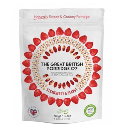 THE GREAT BRITISH PORRIDGE ΜΕ ΦΡΑΟΥΛΑ&ΦΥΣΤΙΚΟΒΟΥΤΥΡΟ 385GR