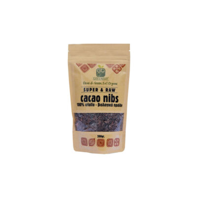 GREENBAY CACAO NIBS (CRIOLLO) ΜΕ ΣΙΡΟΠΙ YACON 200GR