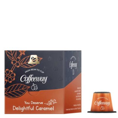 COFFEEWAY ΚΑΨΟΥΛΕΣ ESPRESSO CARAMEL 10TEM