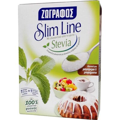 ΖΩΓΡΑΦΟΣ ΓΛΥΚΑΝΤΙΚΟ SLIM LINE ΜΕ STEVIA 150GR