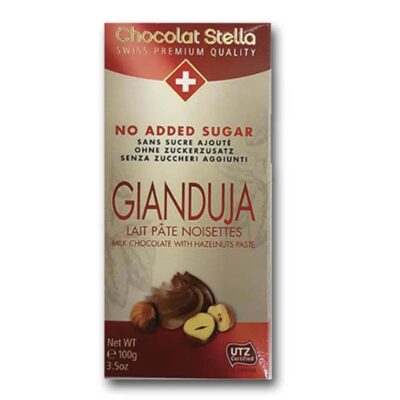 STELLA BERNRAIN ΣΟΚΟΛΑΤΑ GIANGUJA NO ADDED SUGAR 100GR