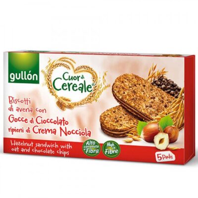 GULLON ΜΠΙΣΚΟΤΑ ΒΡΩΜΗΣ ΓΕΜΙΣΤΑ NOCCIOLA 220GR