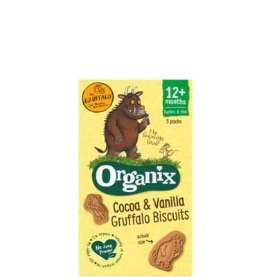 ORGANIX ΜΠΙΣΚΟΤΑ GRUFFALO ΚΑΚΑΟ&ΒΑΝΙΛΙΑ 5Χ20GR