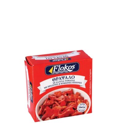 FLOKOS ΘΡΑΨΑΛΟ ΣΕ ΣΑΛΤΣΑ ΤΟΜΑΤΑΣ ΜΕ ΠΙΠΕΡΙΕΣ 160GR