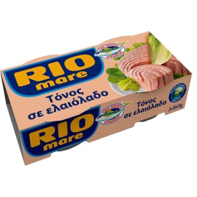 RIO MARE ΤΟΝΟΣ ΕΛΑΙΟΛΑΔΟ 2x160GR