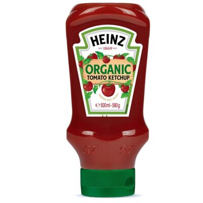 HEINZ KETCHUP BIO (ORGANIC) TOP DOWN 580GR