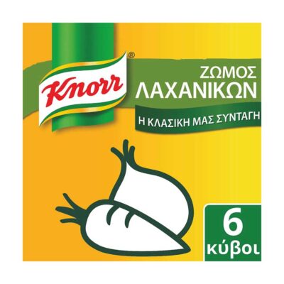 KNORR ΛΑΧΑΝΙΚΑ 6 ΚΥΒΟΙ  3LT