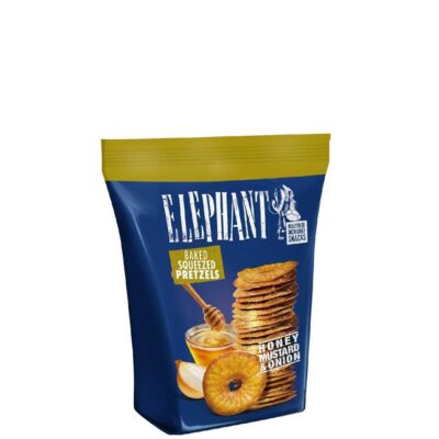 ELEPHANT PRETZELS ΜΟΥΣΤΑΡΔΑ-ΜΕΛΙ&ΚΡΕΜΜΥΔΙ 70GR