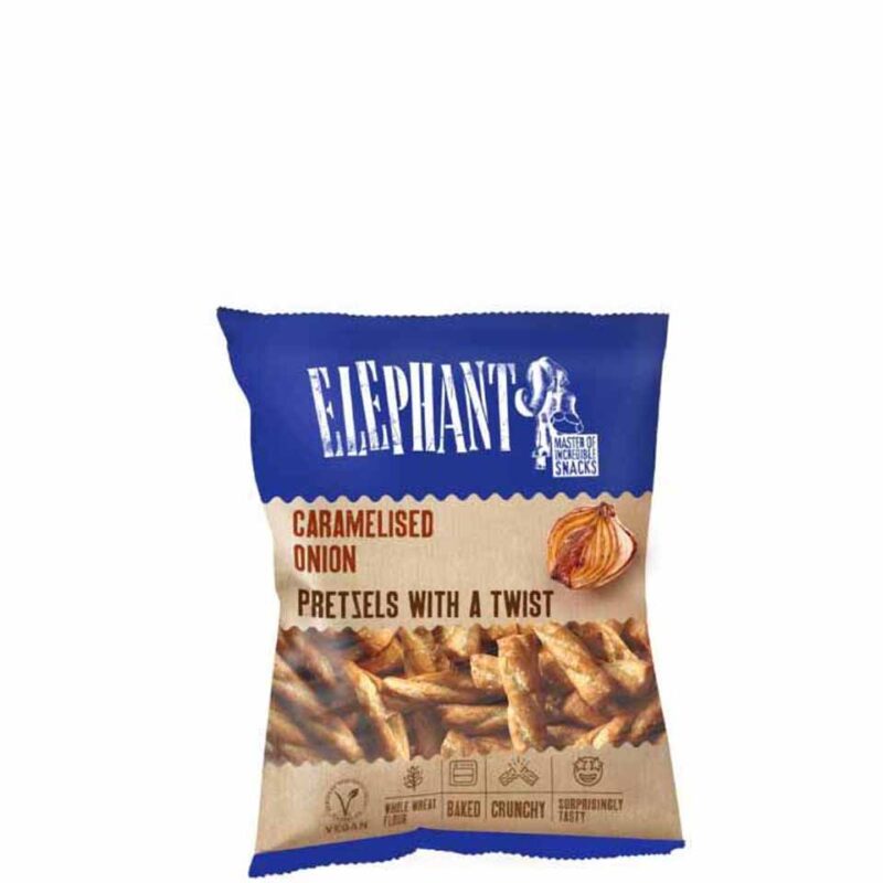 ELEPHANT PRETZELS TWIST ΜΕ ΚΑΡΑΜΕΛΩΜΕΝΟ ΚΡΕΜΜΥΔΙ 70GR