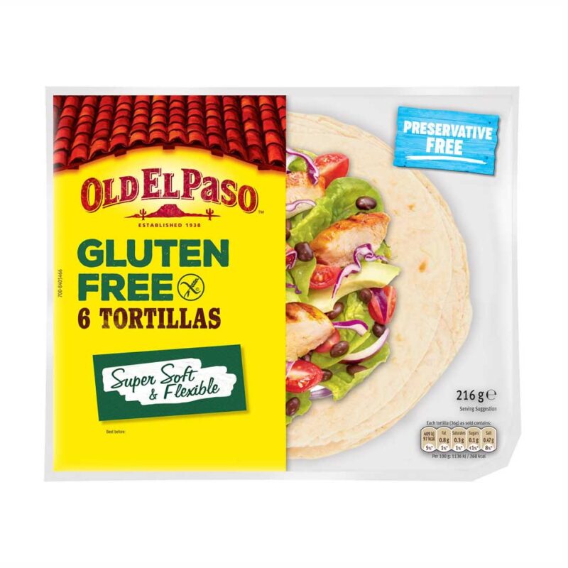 OLD EL PASO ΤΟΡΤΙΓΙΕΣ ΧΩΡΙΣ ΓΛΟΥΤΕΝΗ 216GR