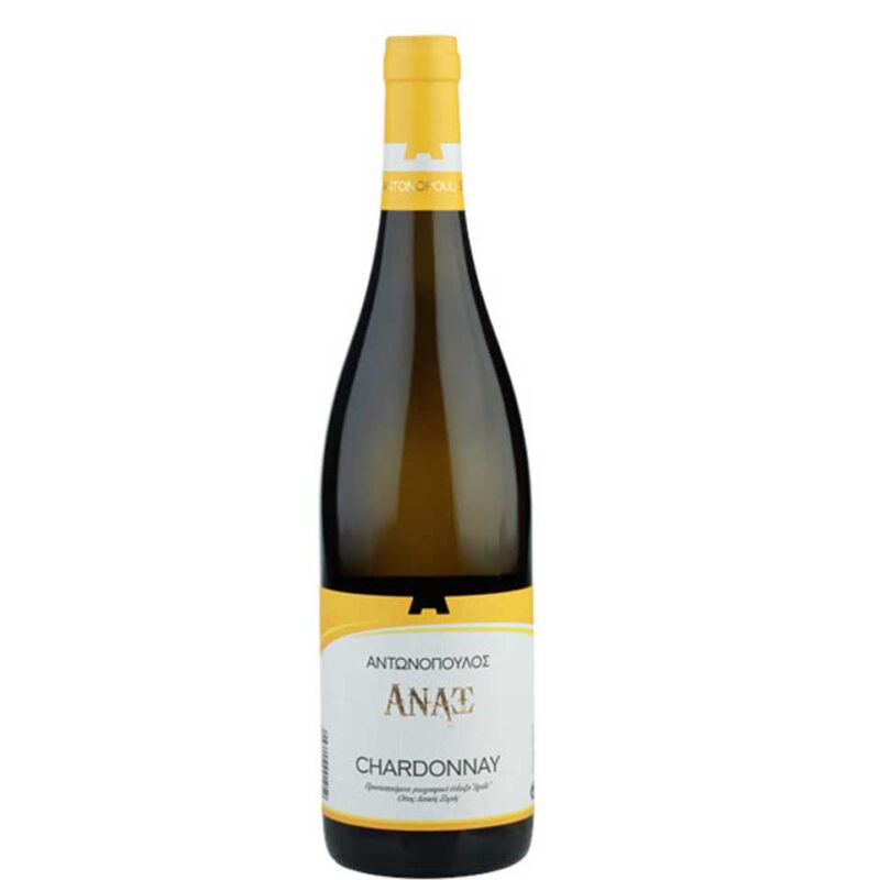 ΑΝΤΩΝΟΠΟΥΛΟΣ ΑΝΑΞ CHARDONNAY ΛΕΥΚΟΣ ΟΙΝΟΣ 750ML