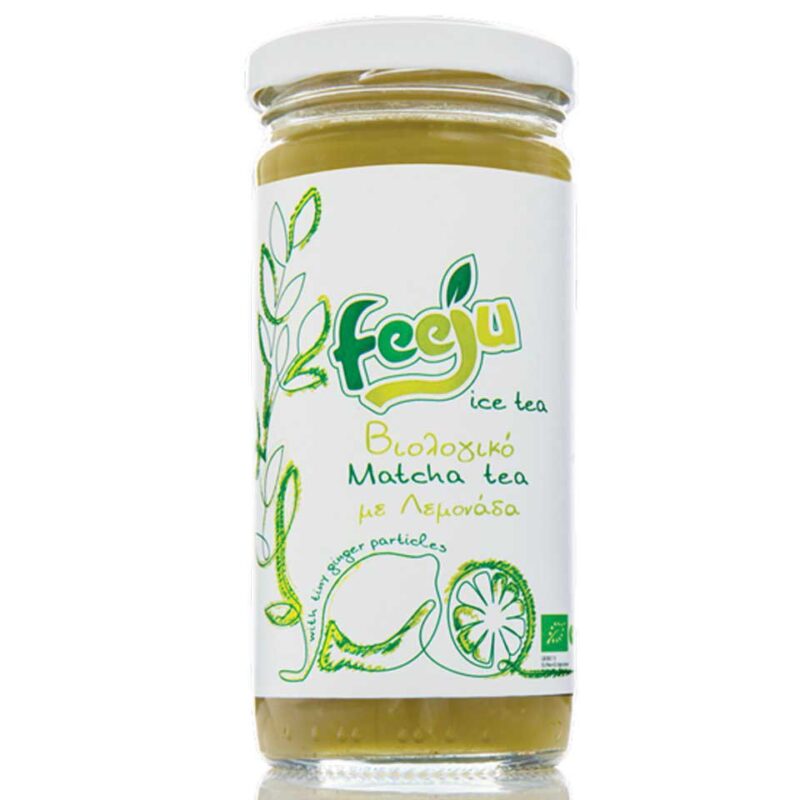 FEEJU ΒΙΟΛΟΓΙΚΟ MATCHA TEA ΜΕ ΛΕΜΟΝΑΔΑ 260ML