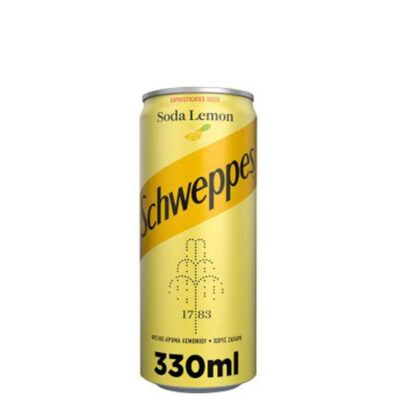 SCHWEPPES ΣΟΔΑ ΛΕΜΟΝΙ 330ML