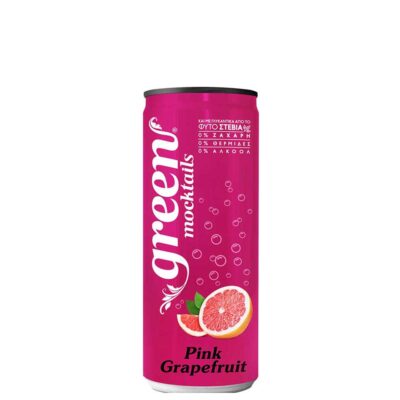 GREEN MOCKTAILS PINK GRAPEFRUIT CAN 330ML