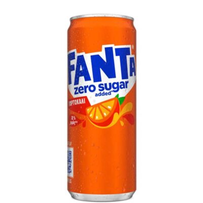 FANTA ΠΟΡΤΟΚΑΛΑΔΑ ΧΩΡΙΣ ΖΑΧΑΡΗ 330ML