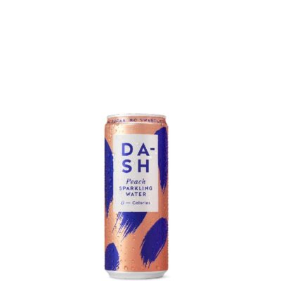 DASH PEACH SPARKLING WATER 330ML