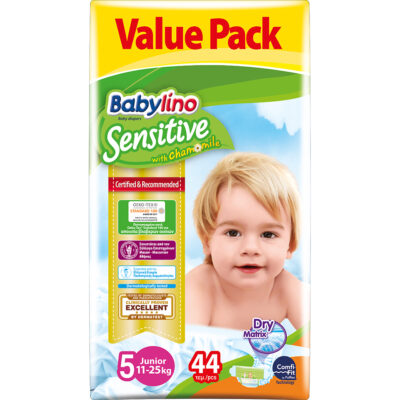 BABYLINO ΠΑΝΕΣ No5 SENSITIVE 44TMX 11-16KG