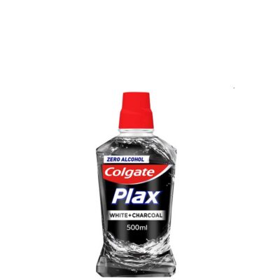 COLGATE PLAX ΣΤΟΜΑΤΙΚΟ ΔΙΑΛΥΜΑ WHITE + CHARCOAL 500ML