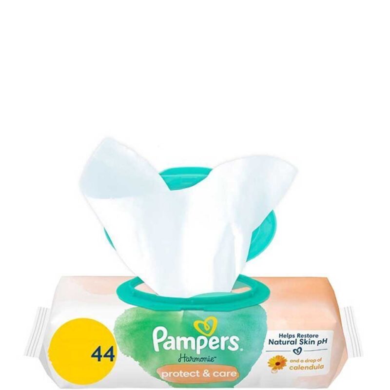 PAMPERS HARMONY PROTECT & CARE ΜΩΡΟΜΑΝΤΗΛΑ 44ΤΕΜ.