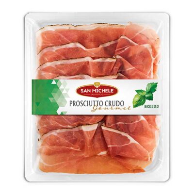 SAN MICHELE ΠΡΟΣΟΥΤΟ CRUDO ΜΕ ΒΑΣΙΛΙΚΟ 90GR