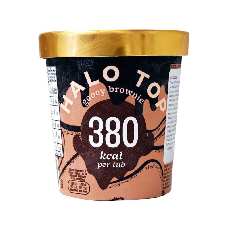 HALO TOP ΠΑΓΩΤΟ GOOEY BROWNIE 460ML