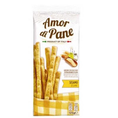 AMOR DI PANE ΚΡΙΤΣΙΝΙΑ SESAME 125GR