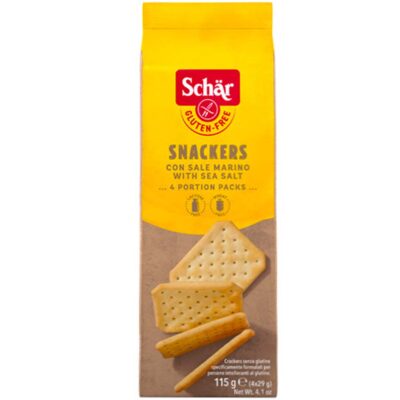 DR SCHAR SNACKERS ΑΛΜΥΡΑ ΚΡΑΚΕΡ Χ/ΓΛ. 115GR