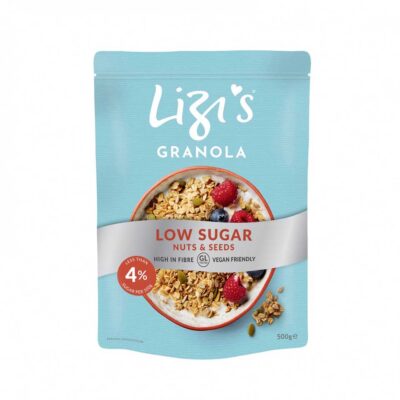 LIZI'S GRANOLA LOW SUGAR NUTS 500GR