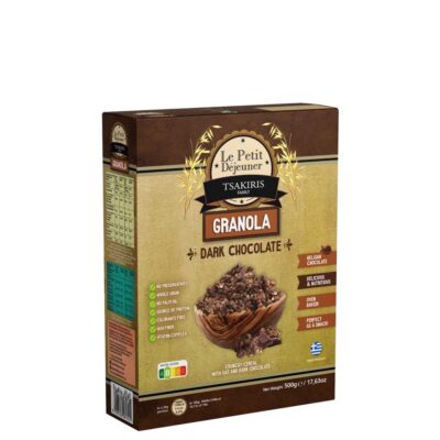 LE PETIT DEJEUNER GRANOLA ΜΑΥΡΗ ΣΟΚΟΛΑΤΑ 500GR