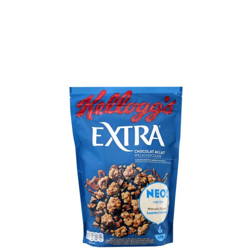 KELLOGG'S EXTRA ΔΗΜ. ΣΟΚΟΛΑΤΑ ΓΑΛΑΚΤΟΣ 450GR