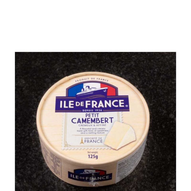 CAMEMBERT LES DEUX FALAISIENS BOITE METAL 125GR