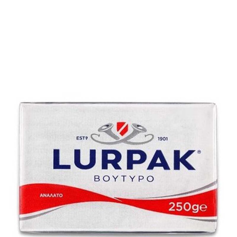 LURPAK ΒΟΥΤΥΡΟ ΑΝΑΛΑΤΟ ΑΛΟΥΜΙΝΟΧΑΡΤΟ 250GR