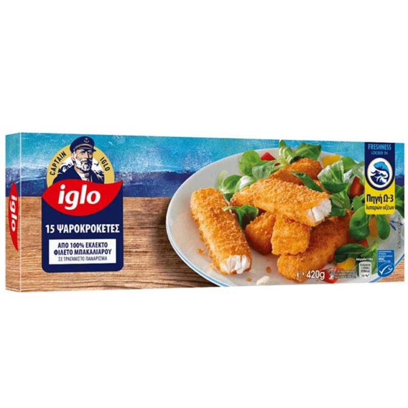 IGLO ΨΑΡΟΚΡΟΚΕΤΕΣ 420GR ΚΤΨ