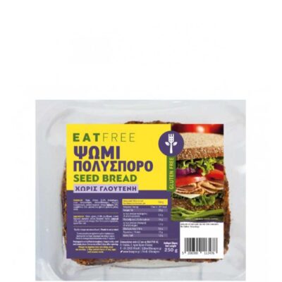 EAT FREE ΨΩΜΙ ΠΟΛΥΣΠΟΡΟ ΜΕ CHIA Χ/ΓΛ 250GR