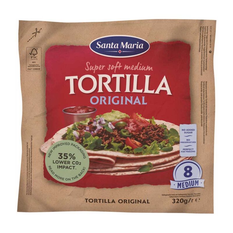 SANTA MARIA ΠΙΤΕΣ TORTILLA ΜΕΣΑΙΕΣ 320GR