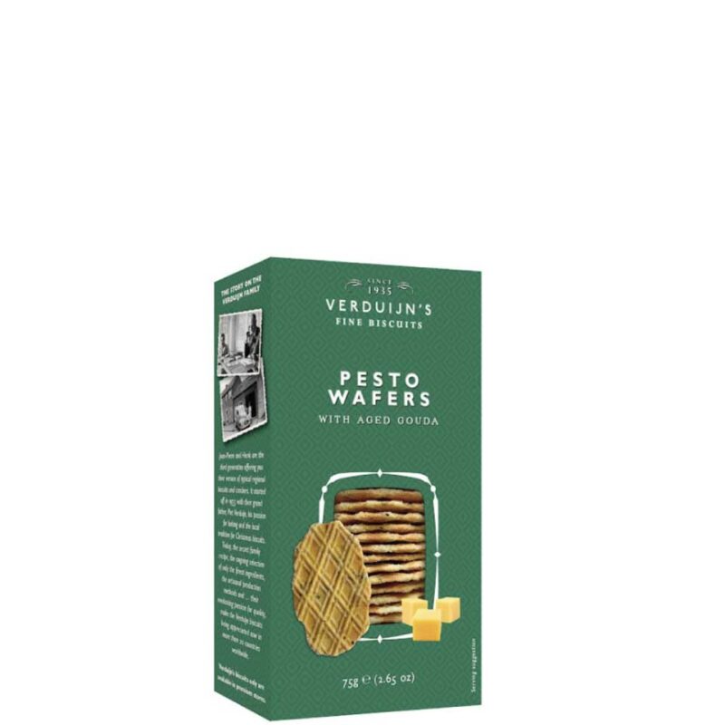 VERDUIJNS ΚΡΑΚΕΡΣ PESTO ΜΕ ΤΥΡΙ GOUDA 75GR