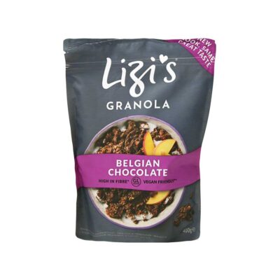 LIZI'S  ΔΗΜΗΤΡΙΑΚΑ GRANOLA ΣΟΚΟΛΑΤΑ ΒΕΛΓΙΟΥ 400GR