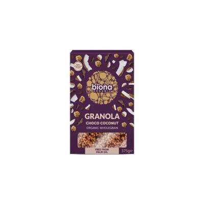 BIONA GRANOLA ΜΕ ΣΟΚΟΛΑΤΑ & ΚΑΡΥΔΑ 375GR