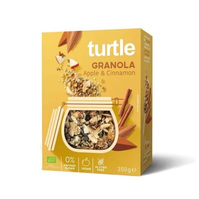 TURTLE ΓΚΡΑΝΟΛΑ ΜΗΛΟ- ΚΑΝΕΛΑ 350GR