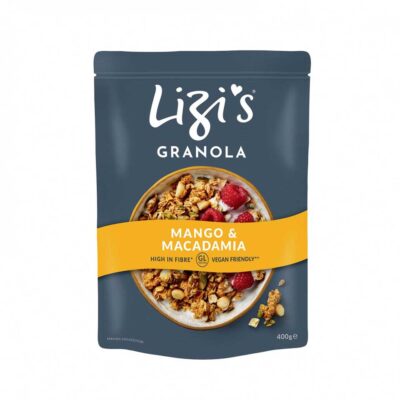 LIZI`S GRANOLA MANGO MACADEMIA 400GR