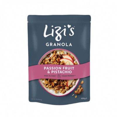 LIZI`S GRANOLA PASSION FRUIT PISTACHIO 400GR