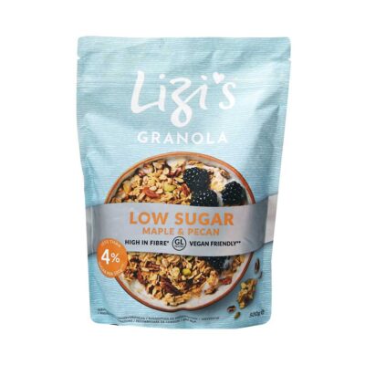 LIZI'S GRANOLA LOW SUGAR MAPLE PECAN 500GR