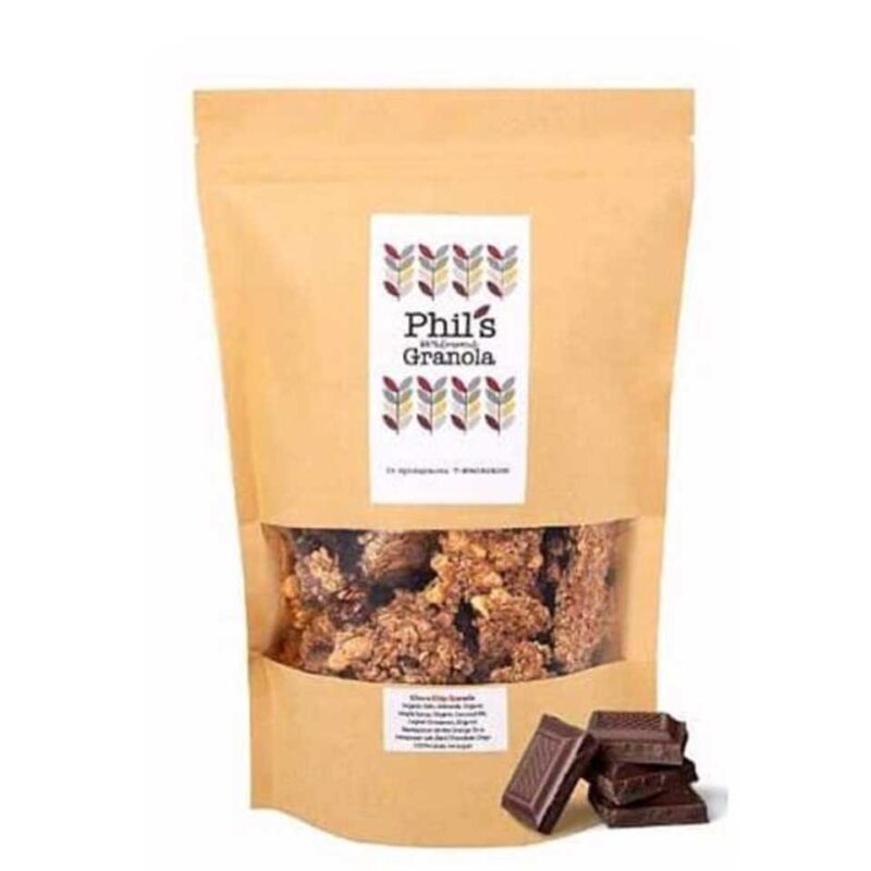 PHIL'S GRANOLA DARK CHOCO CHIP 275GR