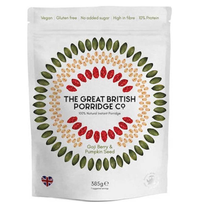 THE GREAT BRITISH PORRIDGE ΜΕ RED BERRY&ΚΟΛΟΚΥΘΟΣΠΟΡΟ 385GR